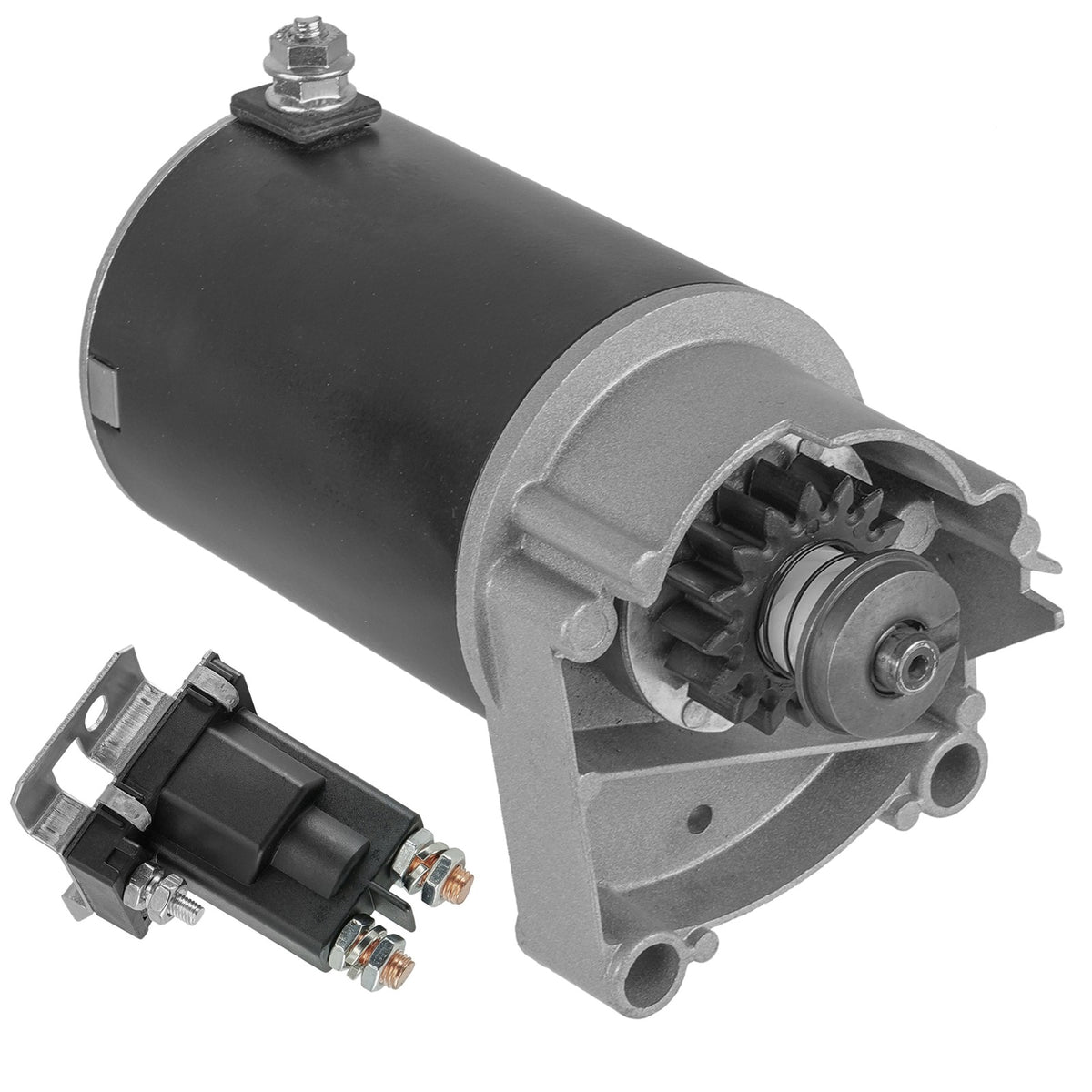 Caltric Starter with Solenoid for John Deere 65 66 68 (AM39287) (AM38984)