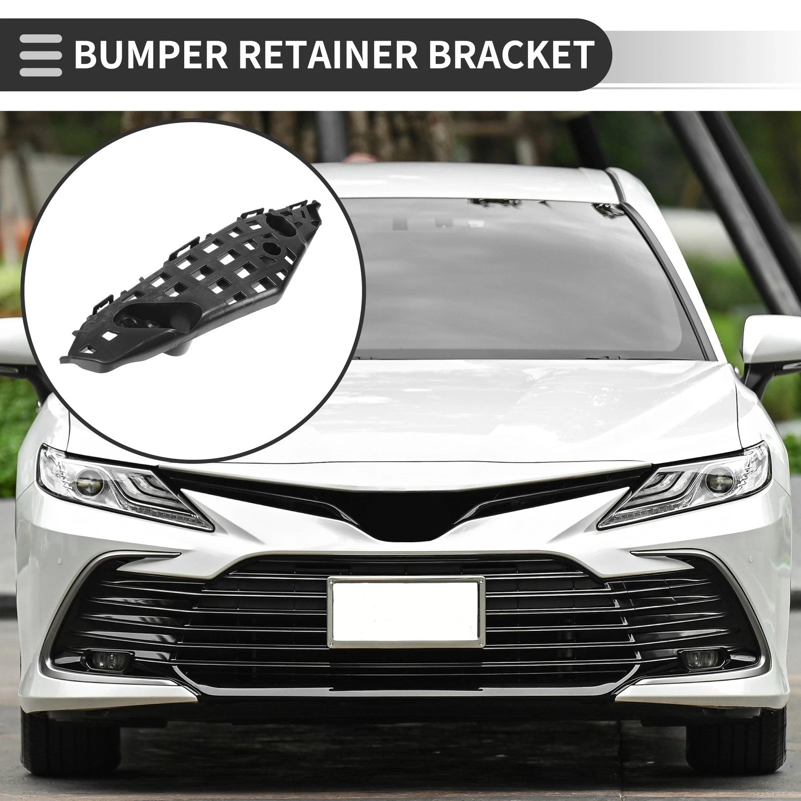 Left Front Bumper Retainer Bracket Replacement for Toyota Highlander (2020–2022)