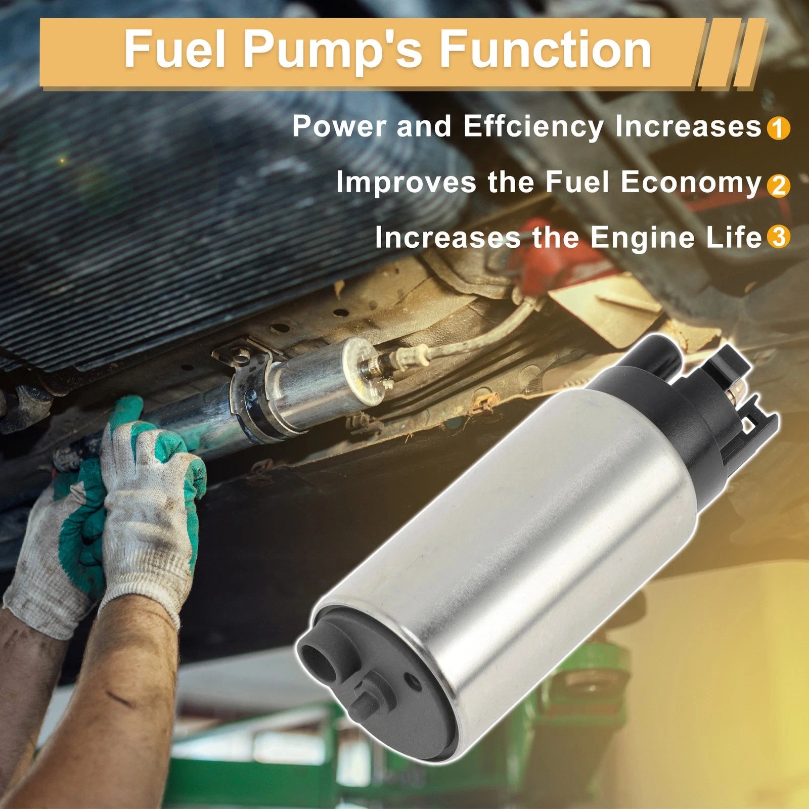 Fuel Pump Assembly Replacement for Hyundai Elantra Accent Kona 2018–2023