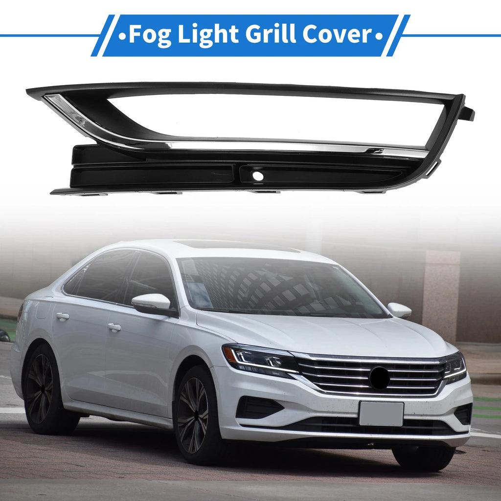 Front Left Fog Light Grille Replacement for Volkswagen Passat (2015–2019)
