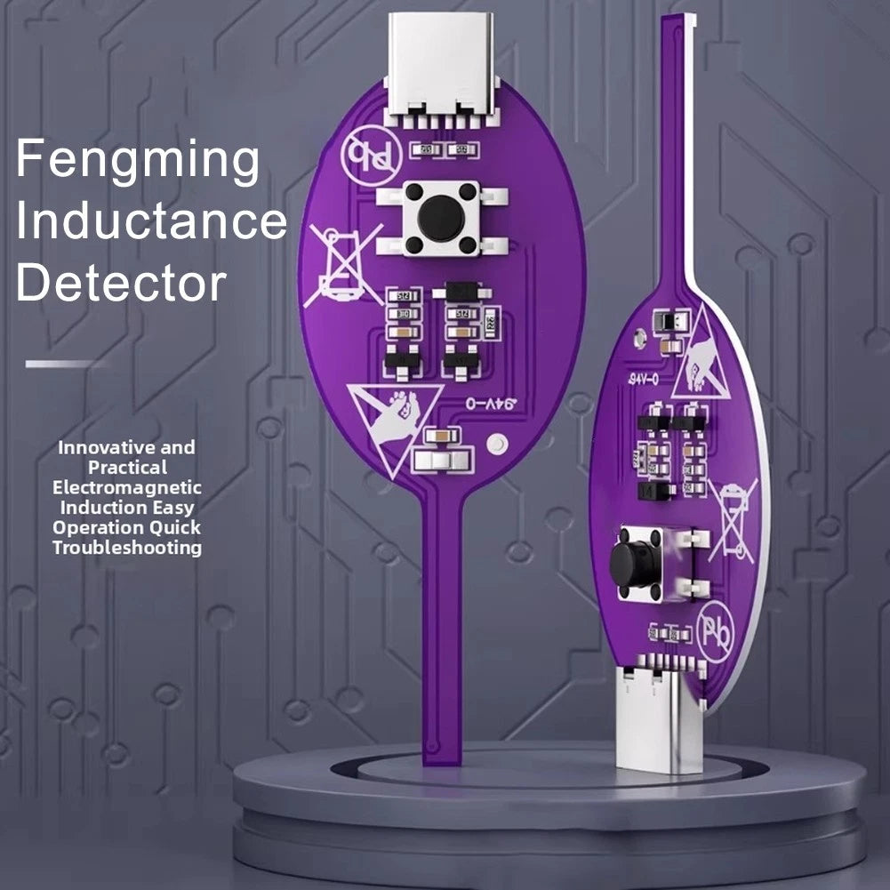 K7S Inductance Tester Purple Metal Housing 98x38x16mm for Circuit Board Testing