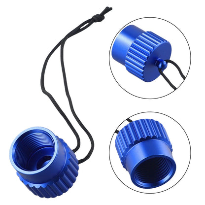 Dust Cap Threaded 5/8-14NPS for Valve (6061 Aluminum)