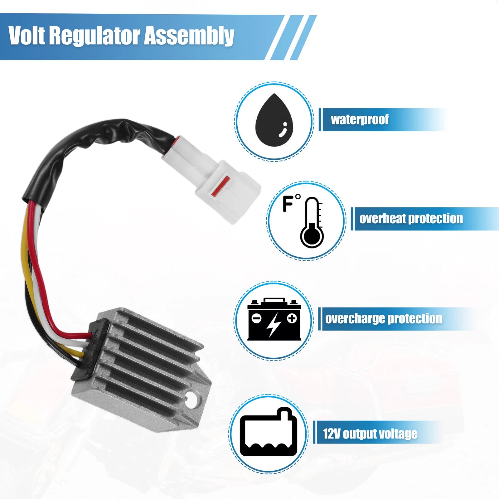 Voltage Regulator Rectifier for Yamaha YFA1 Breeze 125 (1997–2004)