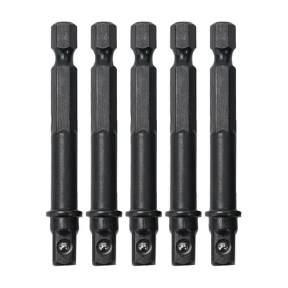 5X Hex Shank to Square Socket Adapter for Impact Driver Accessory