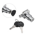 Sliding Door Lock for - Zinc Alloy, Silver