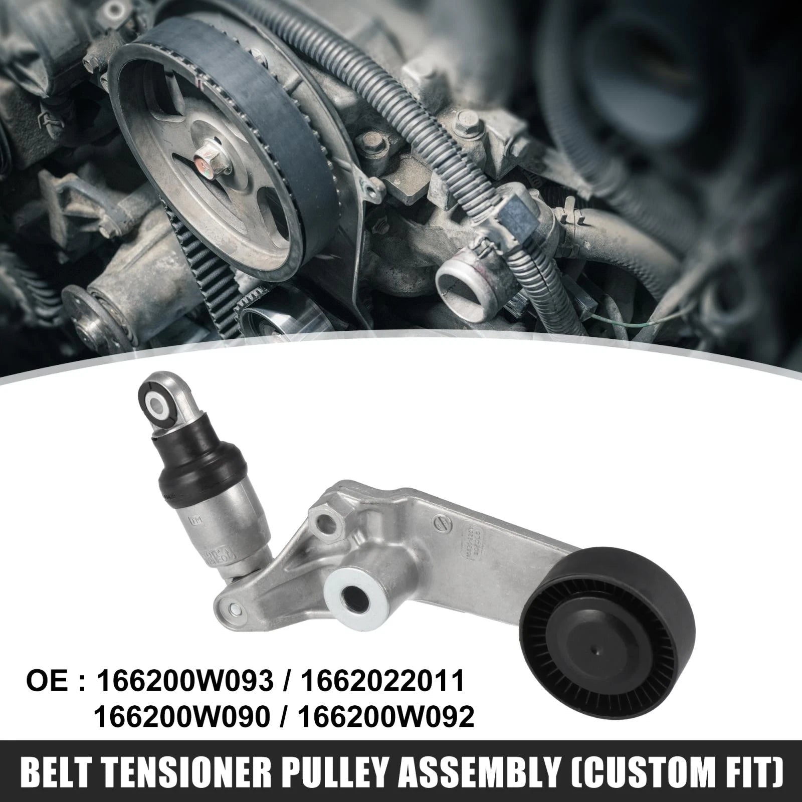 Belt Tensioner Pulley Assembly Replacement for Corolla Prizm (1998–2008)