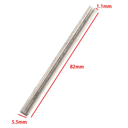 12pcs Reversible Tungsten Carbide Straight Blades for Woodworking Planer