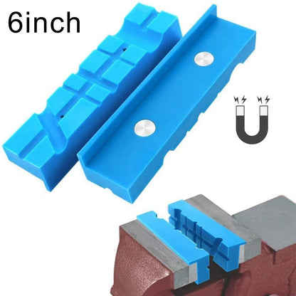 Magnetic Vise Jaw Pads for Enhanced Workspace Functionality