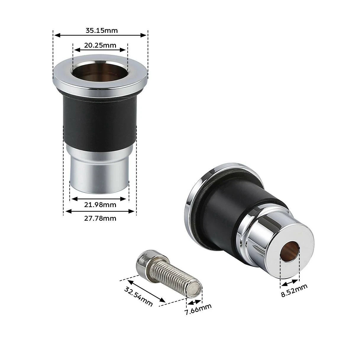 Quick Release Mounting Spools for Indian Chief Dark Horse Classic Vintage (2014–2018)