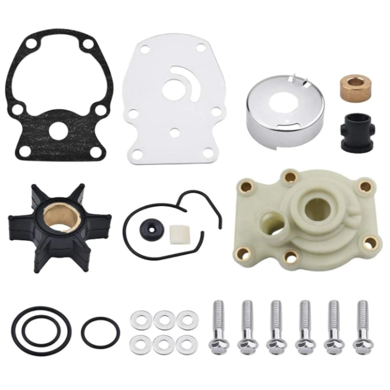 Outboard Water Pump Impeller Kit for Johnson Evinrude OMC BRP (5008191, 5008972)