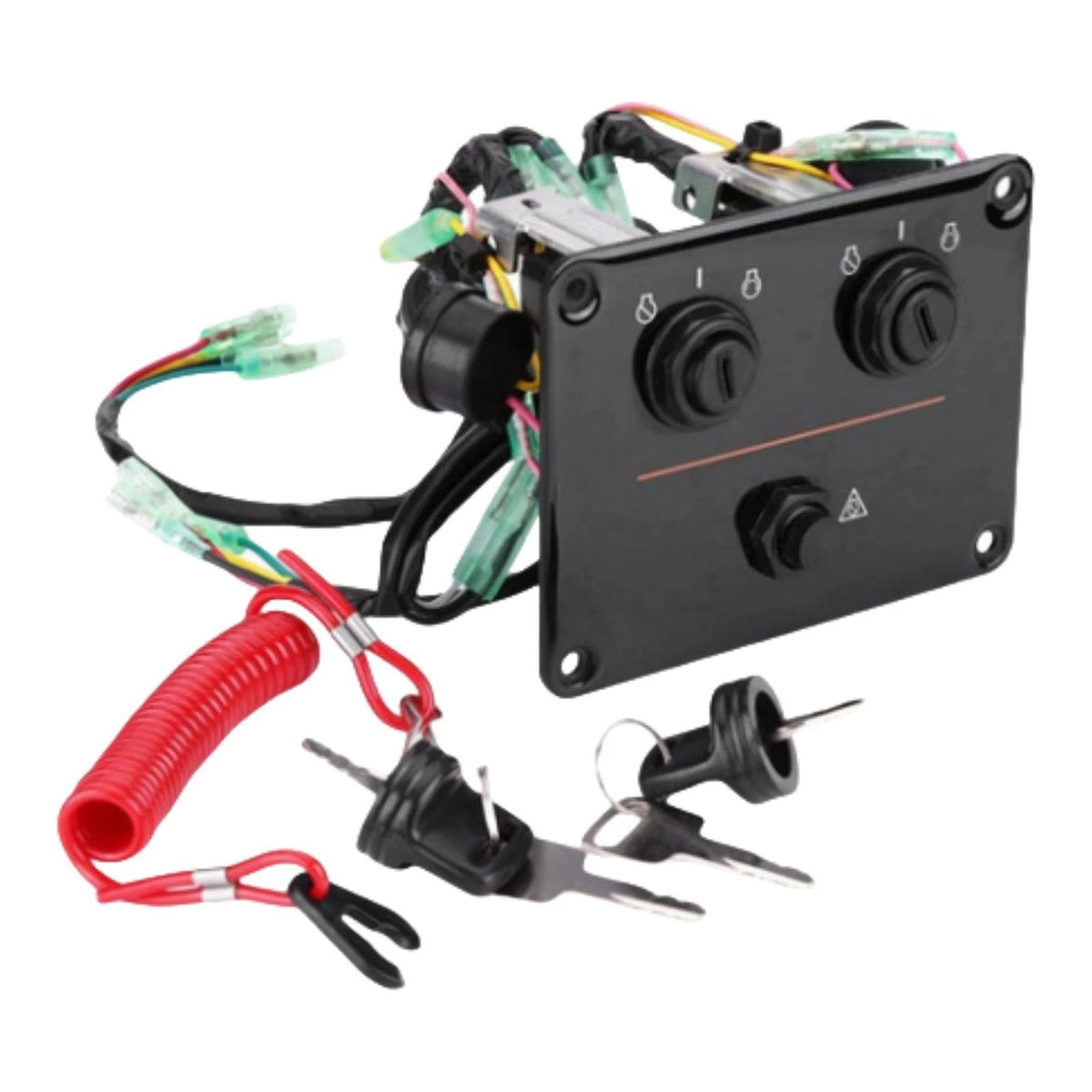 Dual Engine Key Switch Panel Assembly for Yamaha (Repl 6K1-82570-08-00)