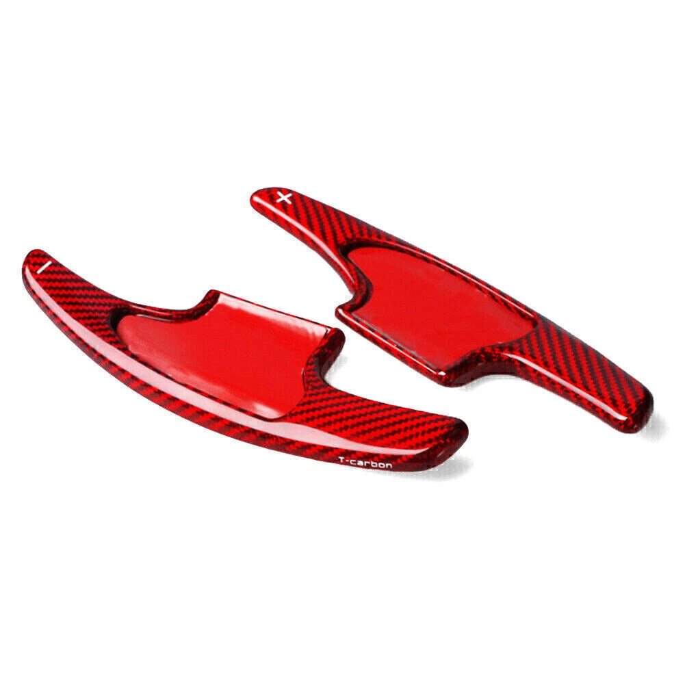 Carbon Fiber Shift Paddle Extensions for Honda (2018) - Red
