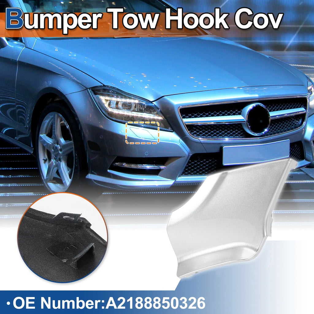 Front Tow Hook Cover Replacement for Mercedes-Benz CLS-Class (2011–2018)