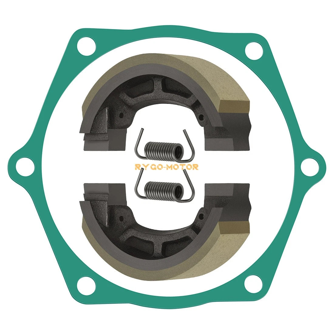 Brake Shoes Kit with Springs & Gasket for John Deere 650 670