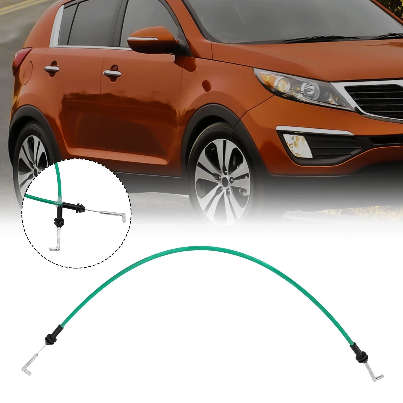 Door Handle Cable Inner Front Driver for Hyundai (2011–2016) 81371-2F000