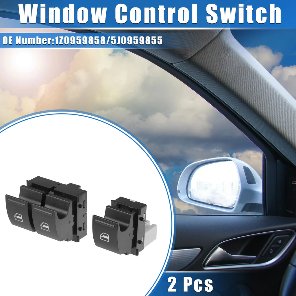 2X Window Control Switch for Skoda Roomster (2006–2015)