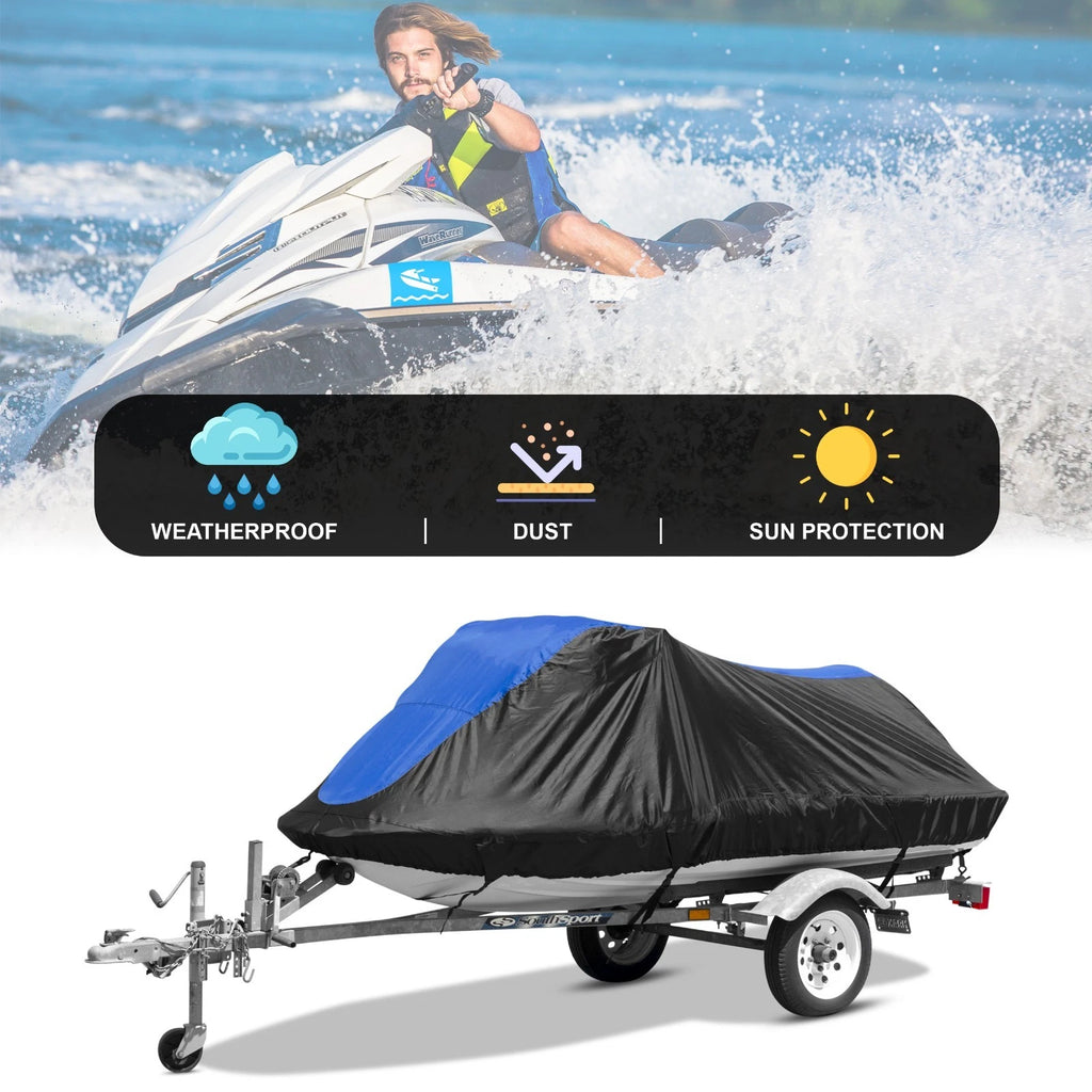 PWC Cover for Sea Doo GT GTS GTX GTI - BK/Blue