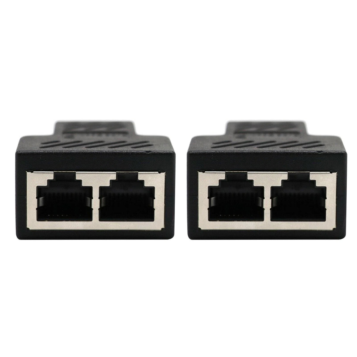 2X RJ45 Splitter Adapter for Ethernet CAT5/CAT6 (1 to 2 Ways)