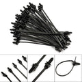 50pcs Cable Ties for Automotive Use (Black)