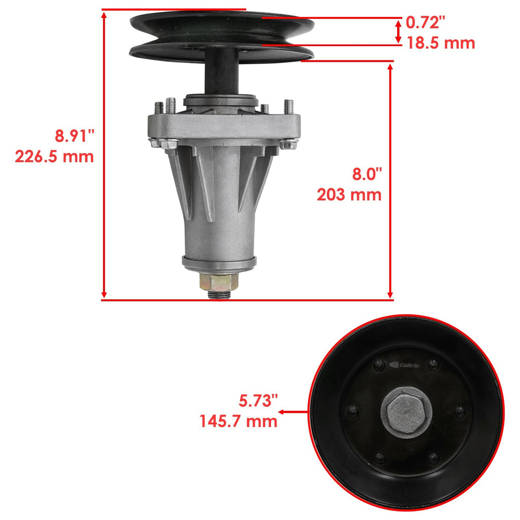 Deck Spindle Pulley 54 Inch Replacement for Cub Cadet Z-Force L54 (2009–2019)