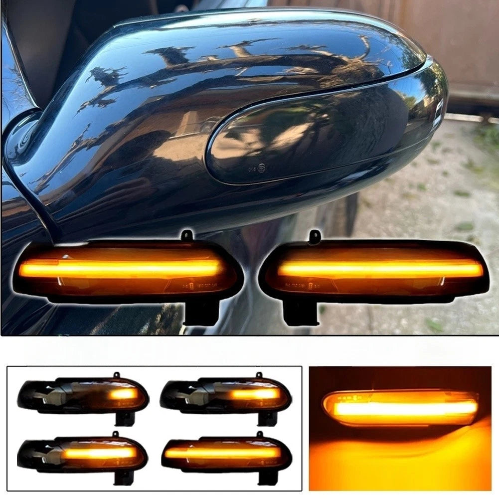 12V Yellow LED Sequential Mirror Indicator for Mercedes R171 (2003–2011)