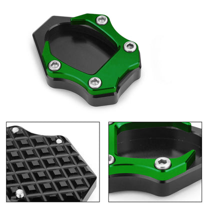 Kickstand Side Stand Plate Extension Pad for Kawasaki Ninja 400 250 (2018) Green T9