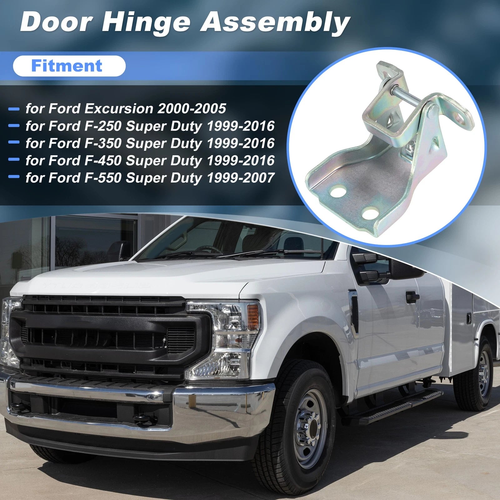 Upper Door Hinge Replacement for Ford F250 F350 (1994–2004) Left Right Side