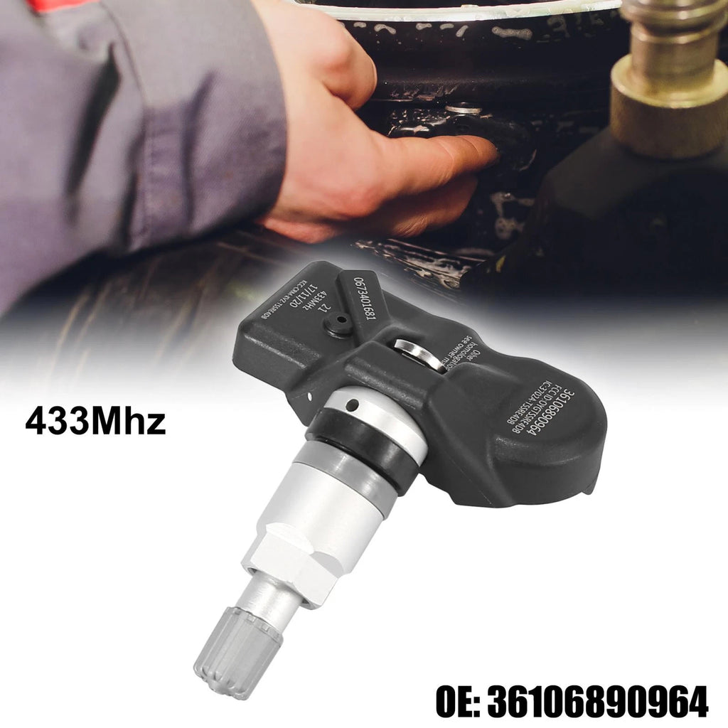 TPMS Sensor 433MHz OEM Replacement for BMW 328i 335i X1 X3 X4 (2011–2018)