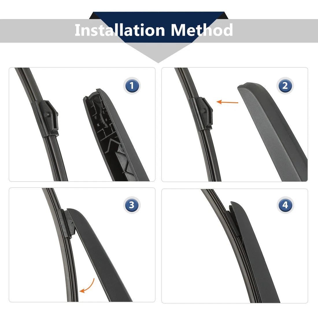 Rear Windshield Wiper Blade Arm Set for Audi A4 Avant (2010–2016)