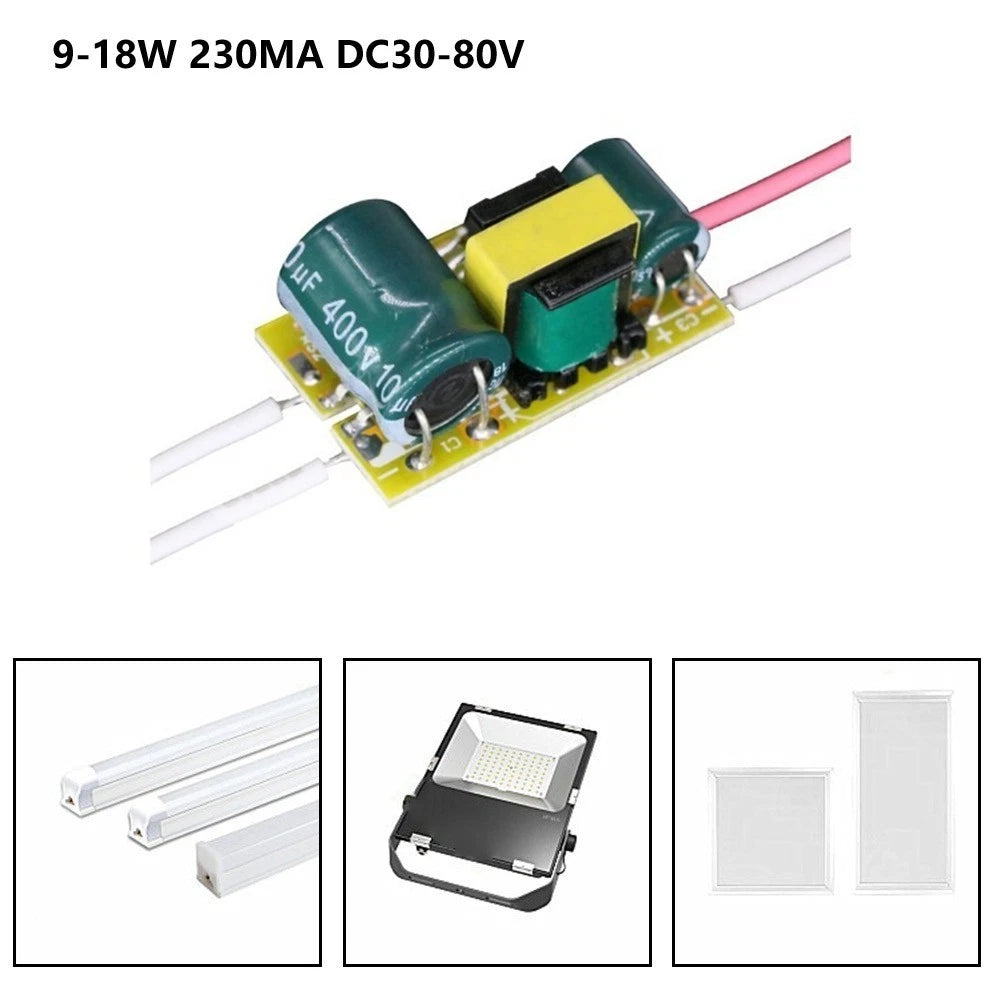LED Driver for Bulb Lights DC30-80V (9-18W)