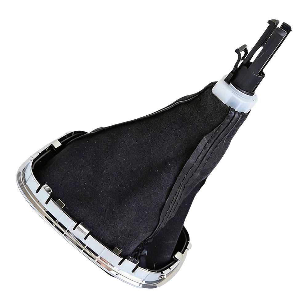 Black Plastic Leather Shift Boot for Opel For Corsa E X15 2014-2019 55496814