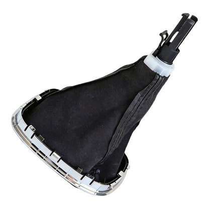 Black Plastic Leather Shift Boot for Opel For Corsa E X15 2014-2019 55496814