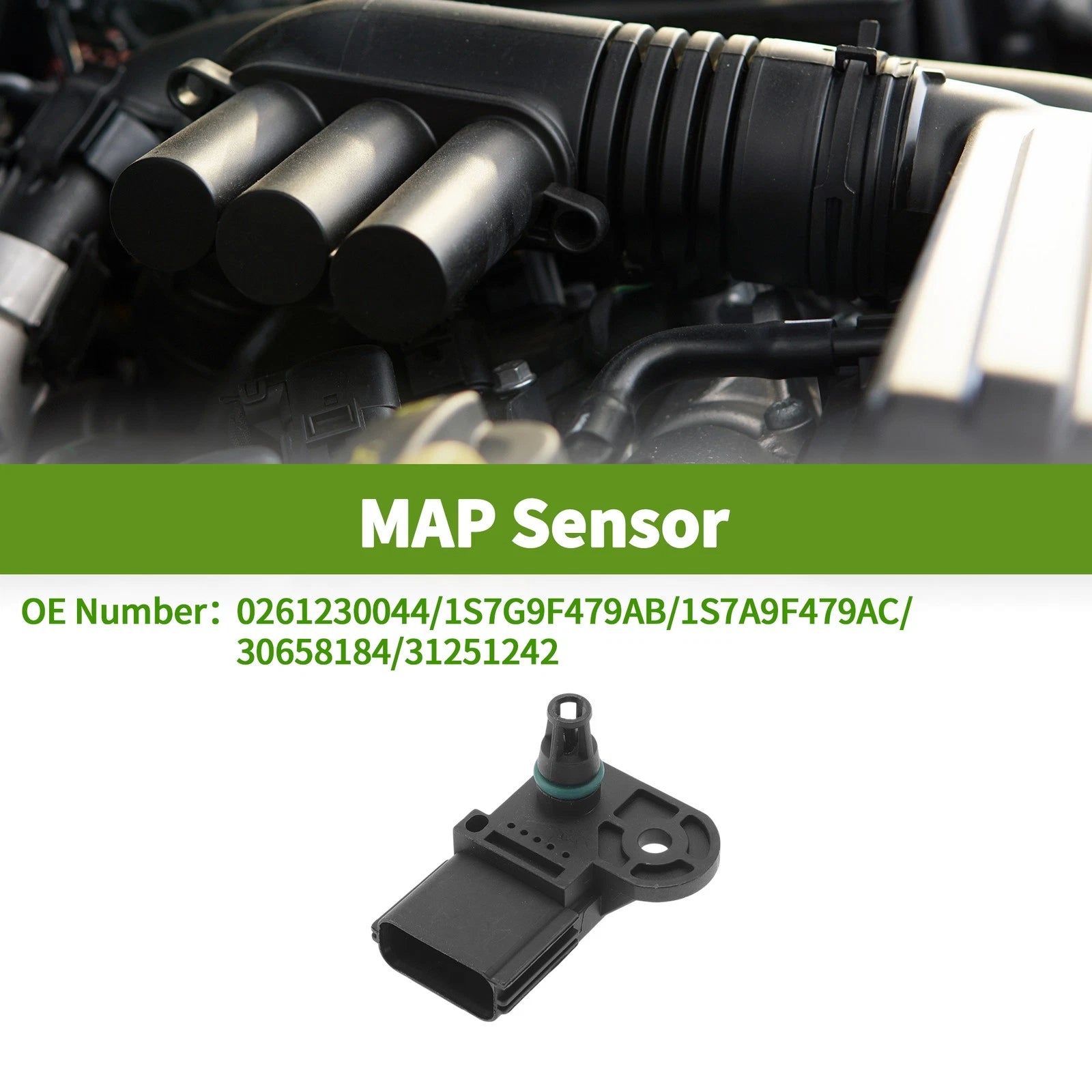 MAP Sensor No.0261230044 for Volvo S40 II (2004–2012)