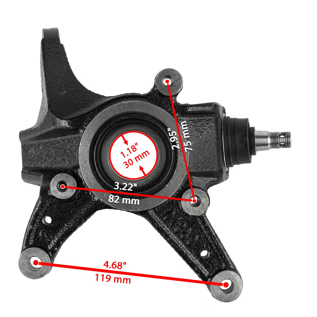 Front Left Right Steering Wheel Knuckle Replacement for Honda (2013–2017)