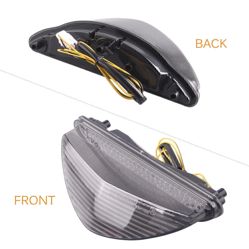 1x Smoke LED Tail Light Turn Signals for Yamaha Raider (2008–2010)