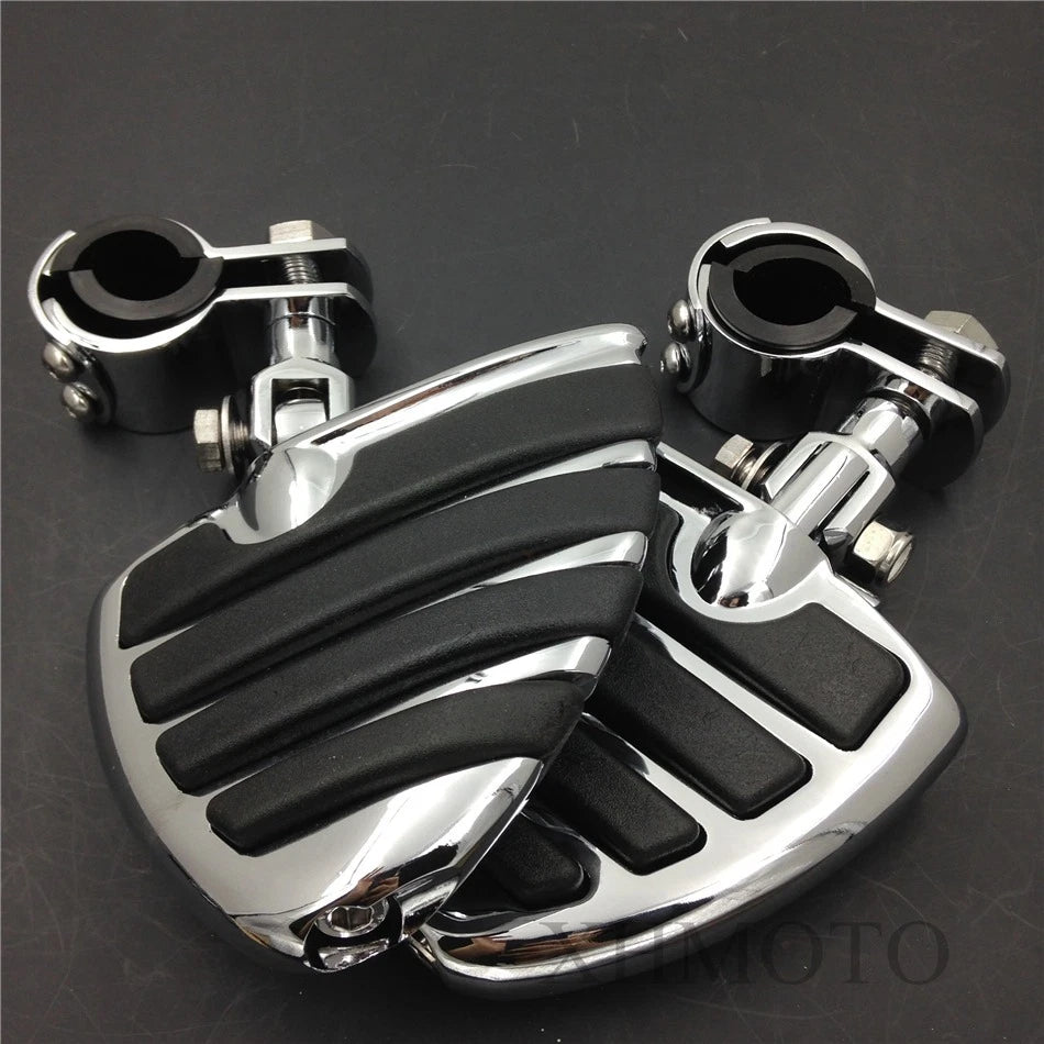 1" 1-1/4" Rubber Front Footrest Peg for Harley (Engine Guard Highway)