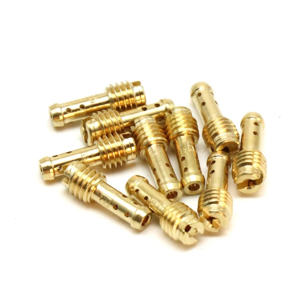 10Pcs Pilot Jets Kit for Mikuni VM/TM/TMX Carburetor (15-37.5)