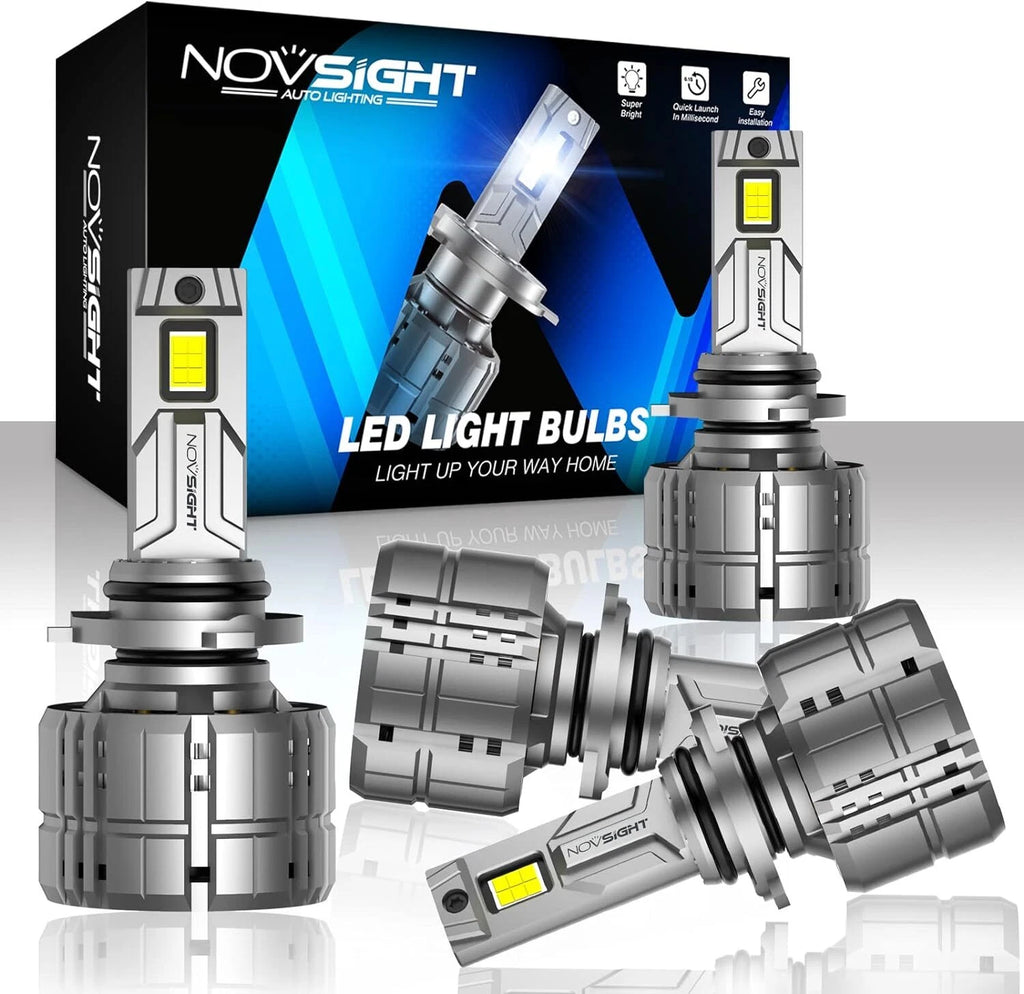 2X 9005 9006 LED Headlight Bulbs Conversion Kit for