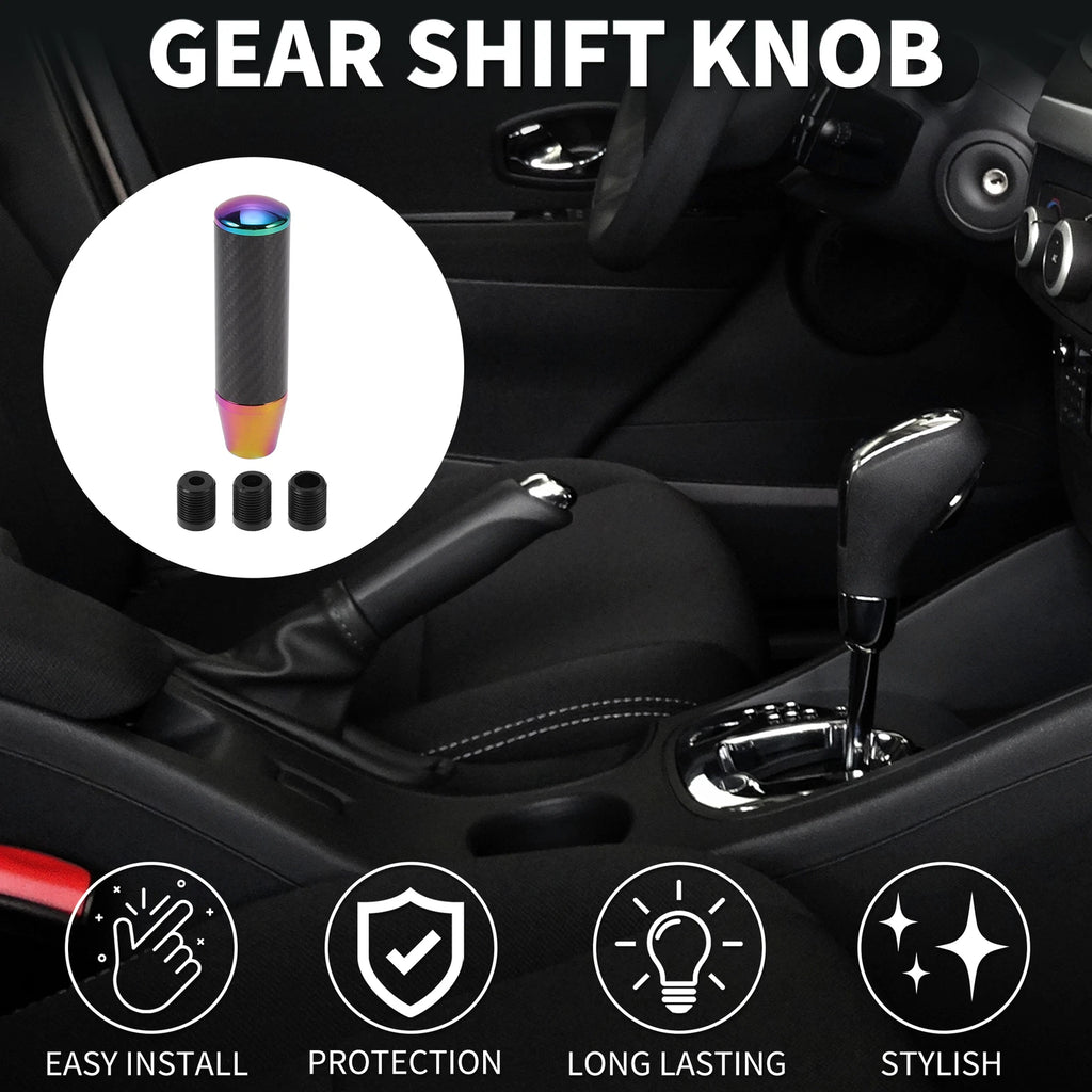 Shift Knob for Universal Vehicles (13cm, Aluminum Alloy, Multicolor)