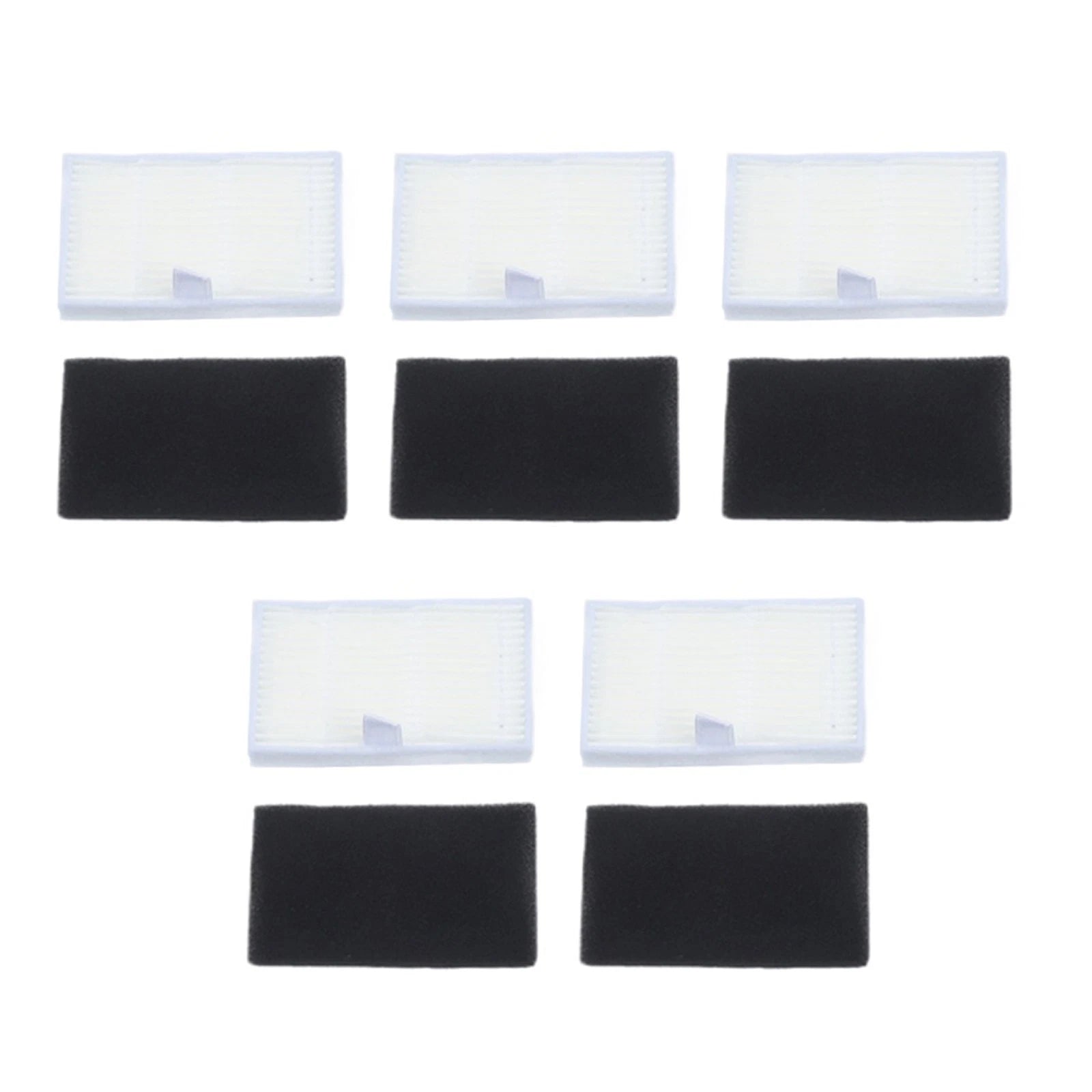 5 Piece Filter Pack for Cecotec Conga Y70 Robot Vacuum (HEPA)