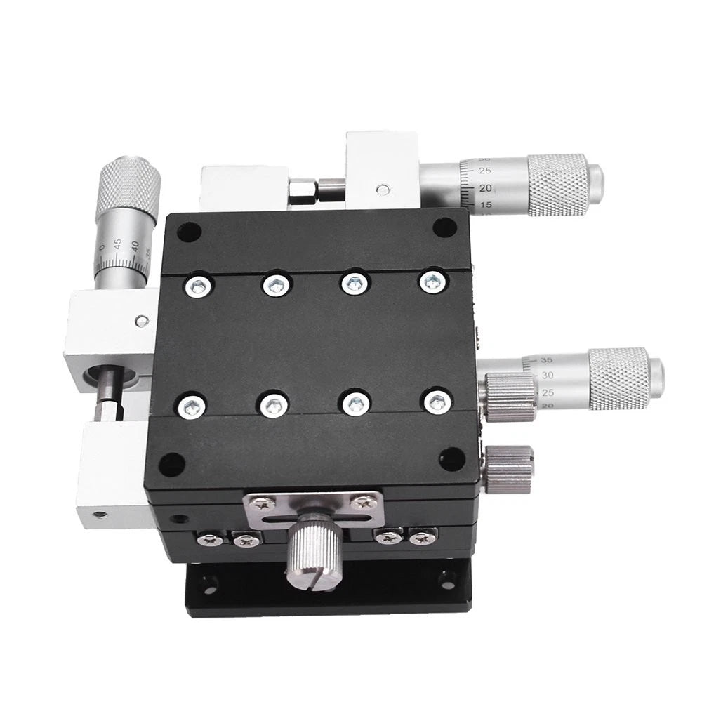 XYZ 3 Axis Linear Stage Trimming Platform Bearing Tuning Sliding Table
