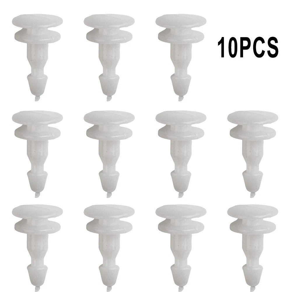 Fender Clips for Nissan Navara D22 (2001–2015) - Plastic White Fasteners