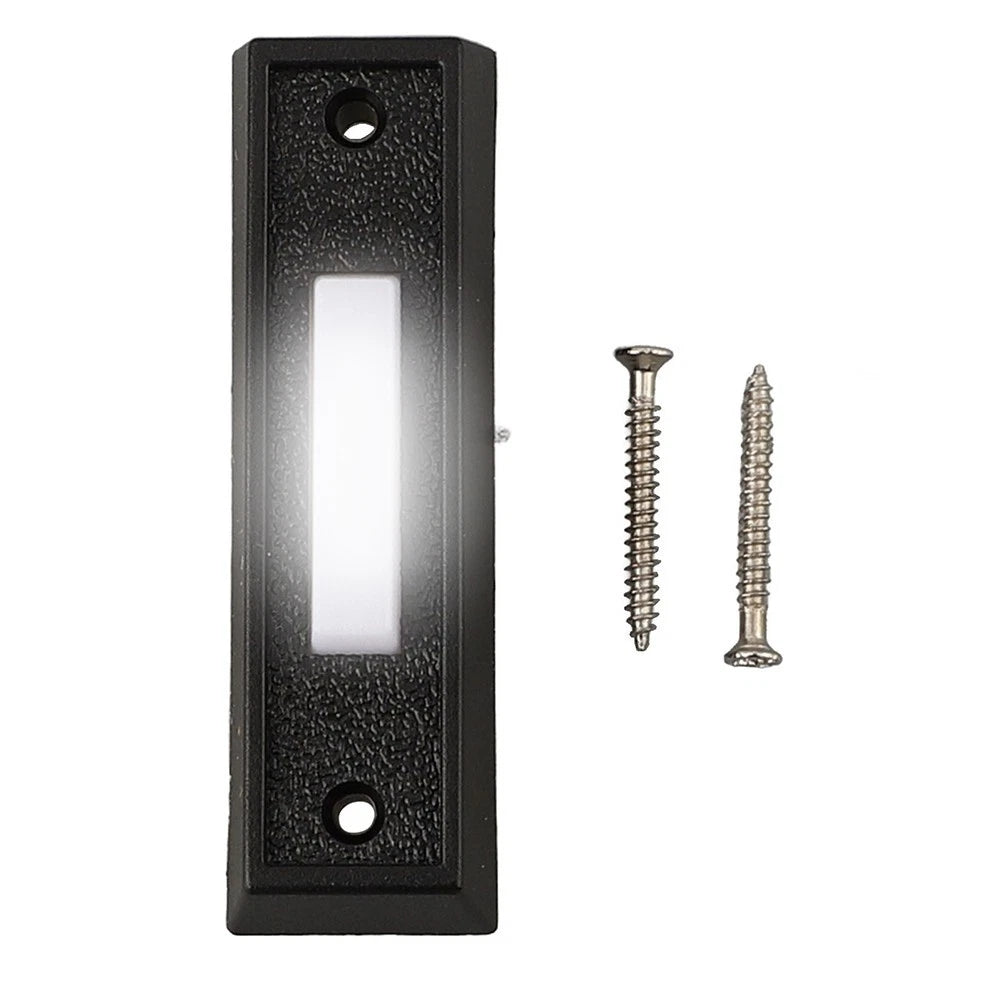 Lighted Door Chime Button for Easy Installation - Low-Light Visibility