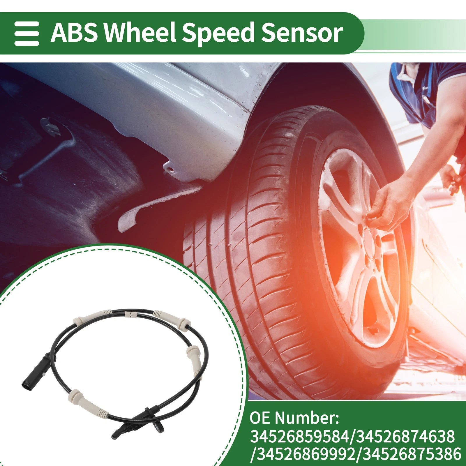 ABS Wheel Speed Sensor Replacement for BMW 5 Series G30 (2016–2017)