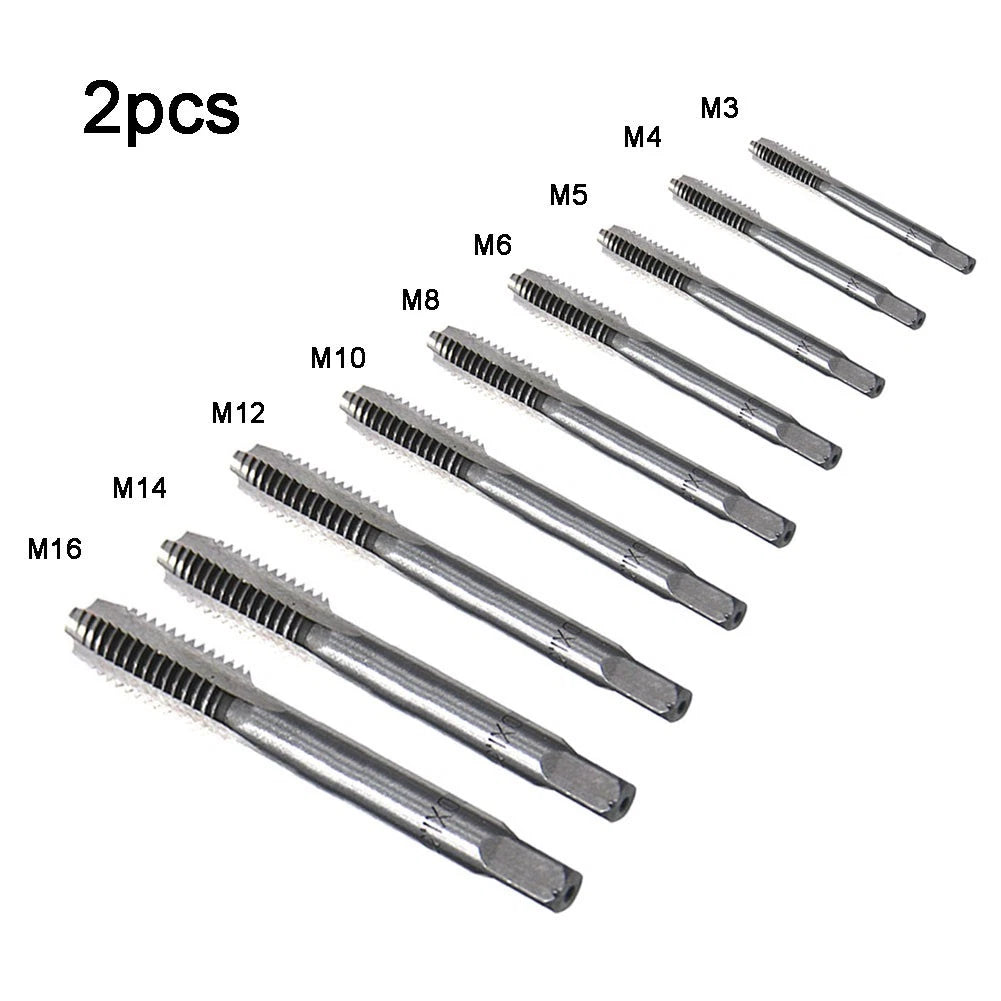 2X HSS Screw Tap Drill Bit Set for Consistent Thread Cutting