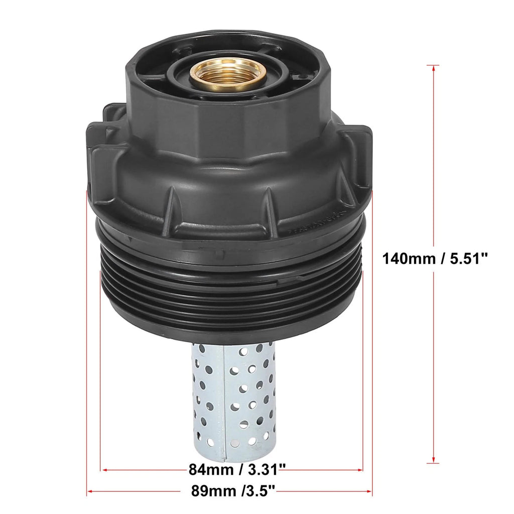 Oil Filter Cap Assembly Housing Replacement for Toyota Lexus LX570 (2008–2015)