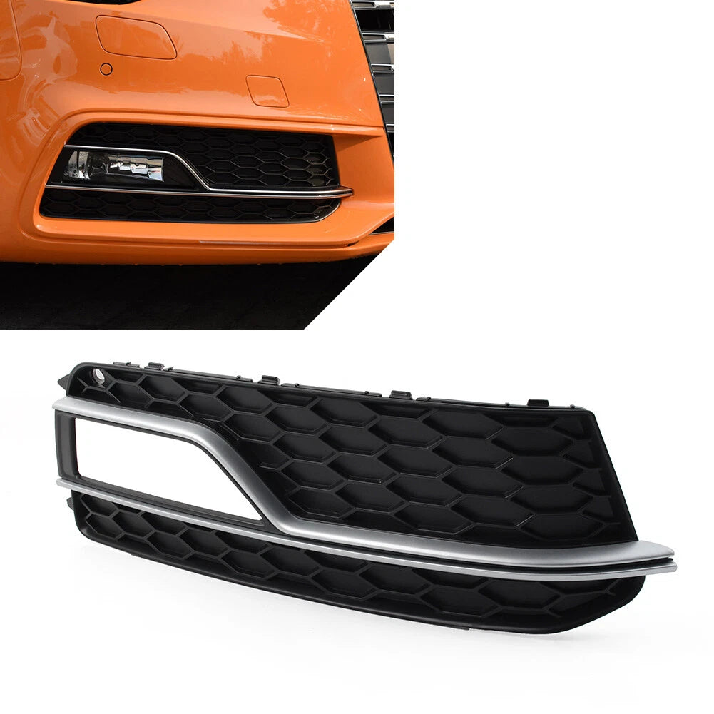 Front Right Bumper Fog Light Grille Cover for Audi A5 S5 (2013–2017)