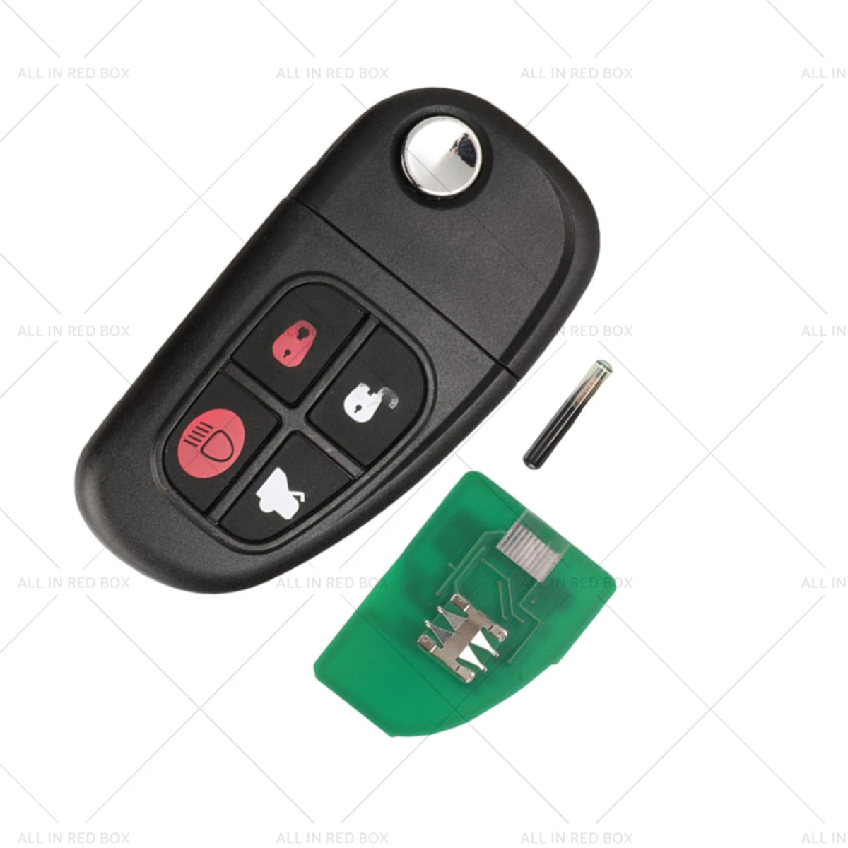 Transponder Key Fob for Jaguar XJ, X-Type, S-Type (2002–2008)