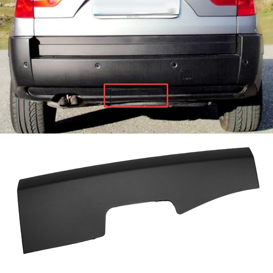 Rear Bumper Trailer Hitch Cover 51123400949 for BMW X3 E83 (2003–2010)
