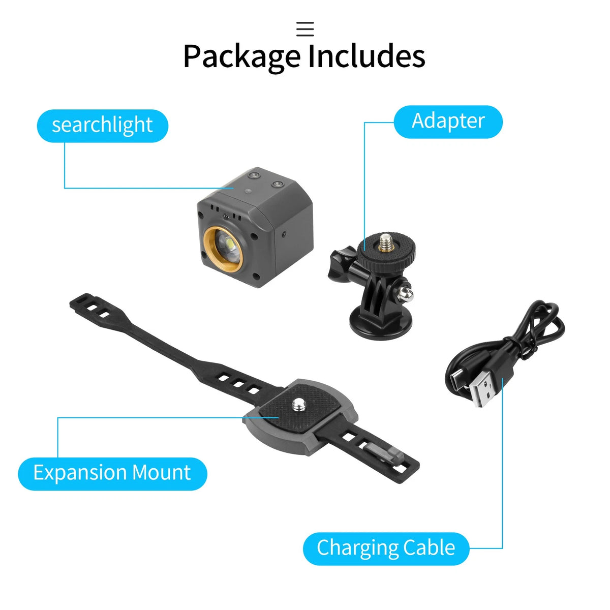 LED Searchlight for DJI Mini 3 Pro/Mini 2/SE/Mavic Air/Spark (2023–2023)